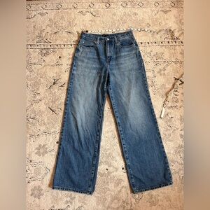 Uniqlo Light Blue Denim Jeans with Washed Finish